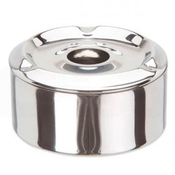 Posacenere Agua Controvento Inox 11x7 cm