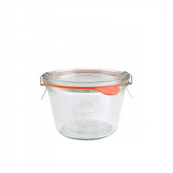 Vasetto Vetro Weck 370 Ml Con Coperchio 6 Pezzi
