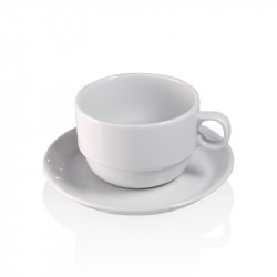 Acapulco Tazza Latte 325 Cc Con Piattino 6 Pezzi