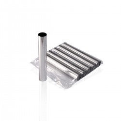 Tin Cream Cylindrical Cornet Moulds
