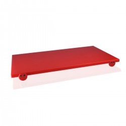 Tagliere Polietilene Rosso 70x40x2 cm