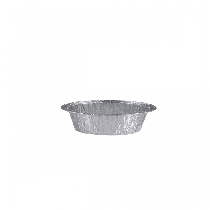 Aluminium tray round T9G 100 pcs