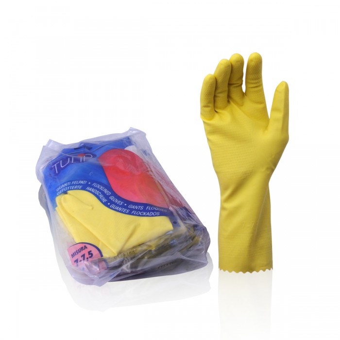 Flocklined gloves - Size S 6-6,5 -