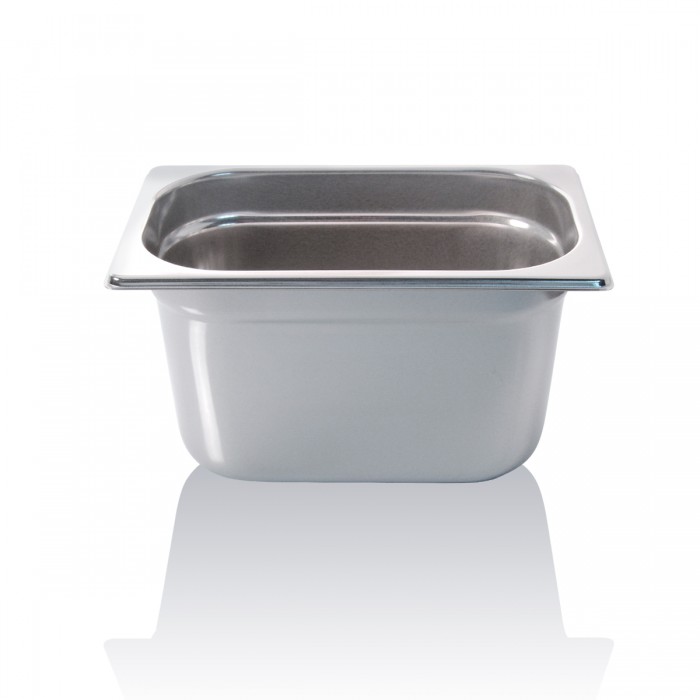 Container stainless steel GN 1/4 26x16x15 cm