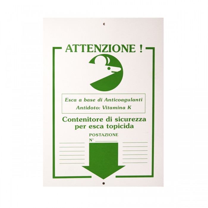 Cartello Segnalatore Punti Esca