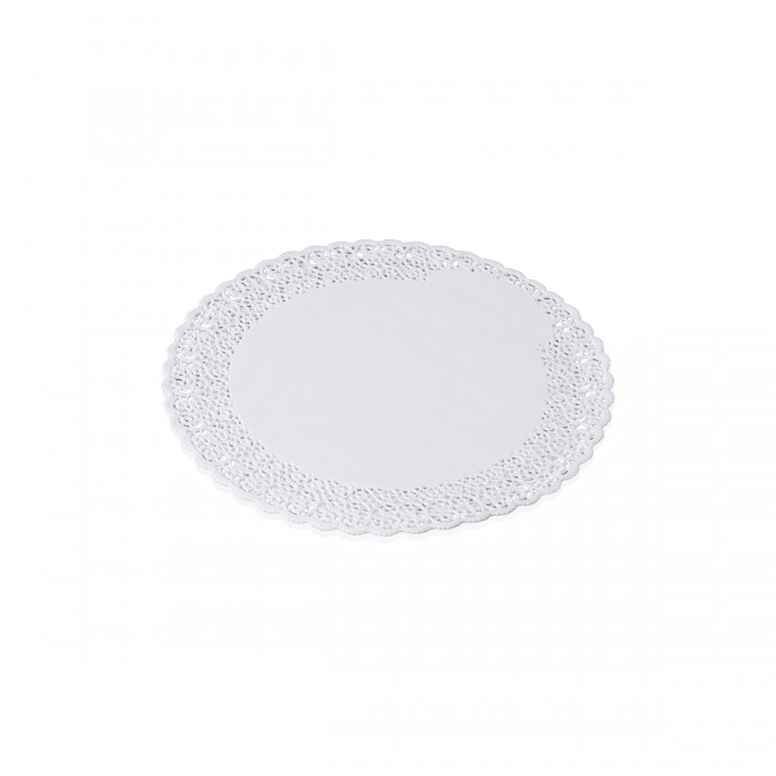 Round Lace Porcelain 18 cm - 100 pieces