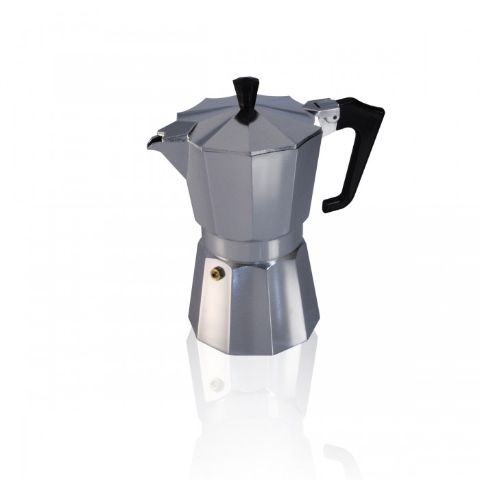 Caffettiera Moka Alluminio 6 Tazze