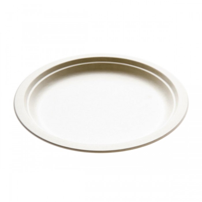 Eco Piatto Piano 22 cm 50 pezzi