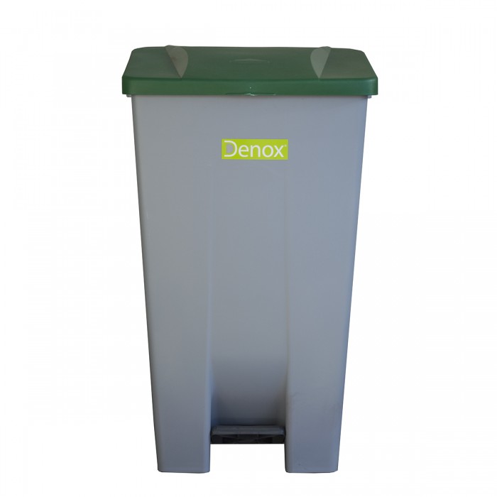 BIDONE  120 LT  VERDE  C/PEDALE 