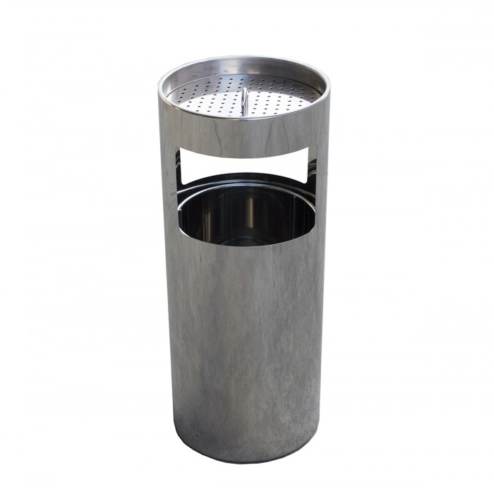 Gettacarta/Posacenere Inox 62 cm