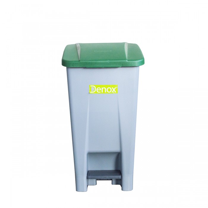 BIDONE  60 LT  VERDE  C/PEDALE 