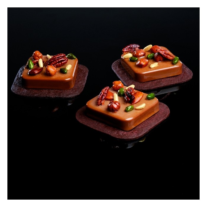 STAMPO SILICONE  12 FORME QUADRATE