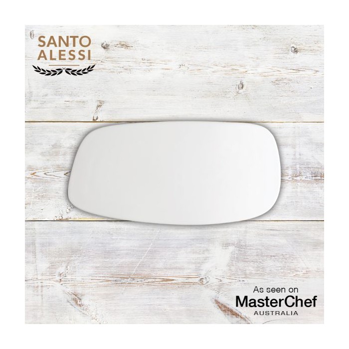 Tapas / Sushi Plate – White 33x16