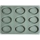 STAMPO SILICONE  12 FORME OVALI