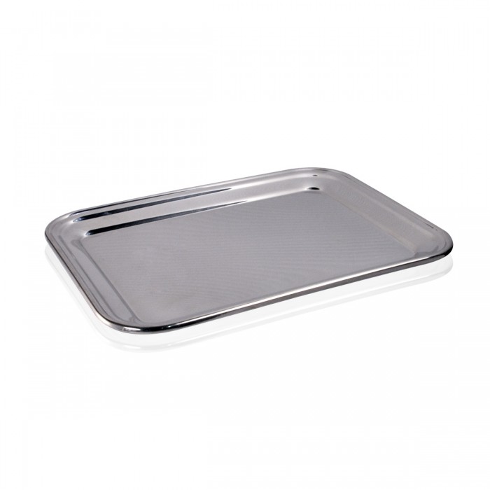 Bar Tray - S/Steel 18/10. 29x22 cm.