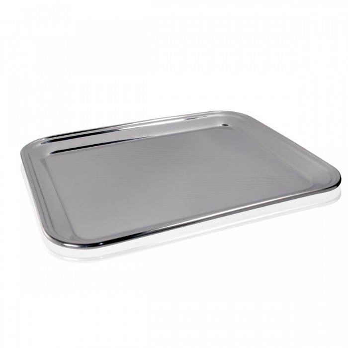 Bar Tray - S/Steel 18/10. 40x32 cm.