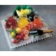 Transparent plastic Tray 57x57x8 cm Martellato