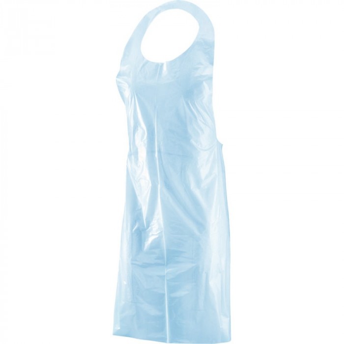 Aprons in Polythene 68x125 23mc  100 pezzi