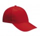Cappello Baseball Rosso 2 pezzi