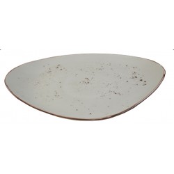 Piatto Piano Avorio 35x24 cm 6 pezzi