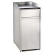 Bidone Inox con Ferma Vassoi