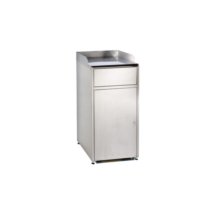 Bidone Inox con Ferma Vassoi