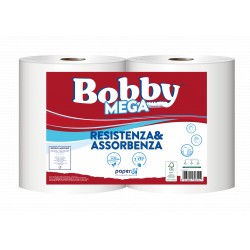 Bobina Bobby Pura Cellulosa 2 rotoli